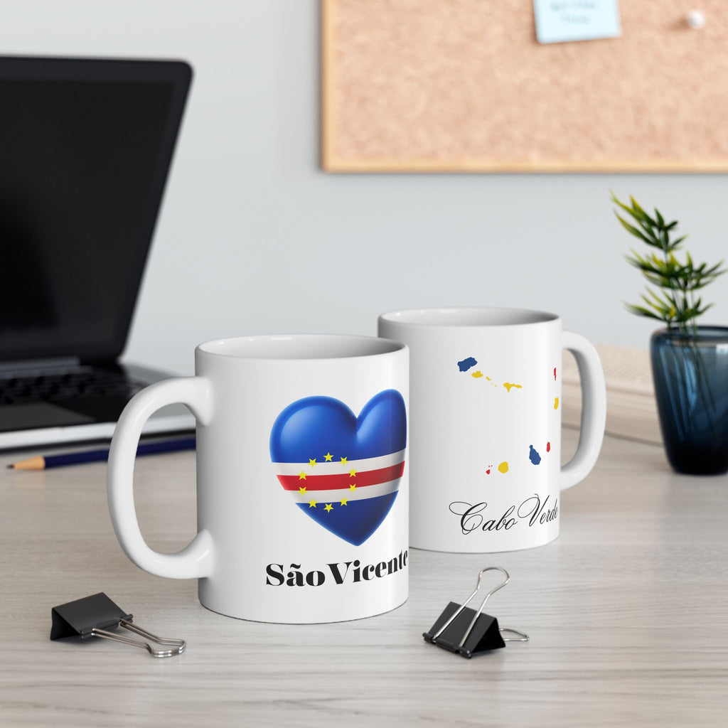 São Vicente Heart Mug