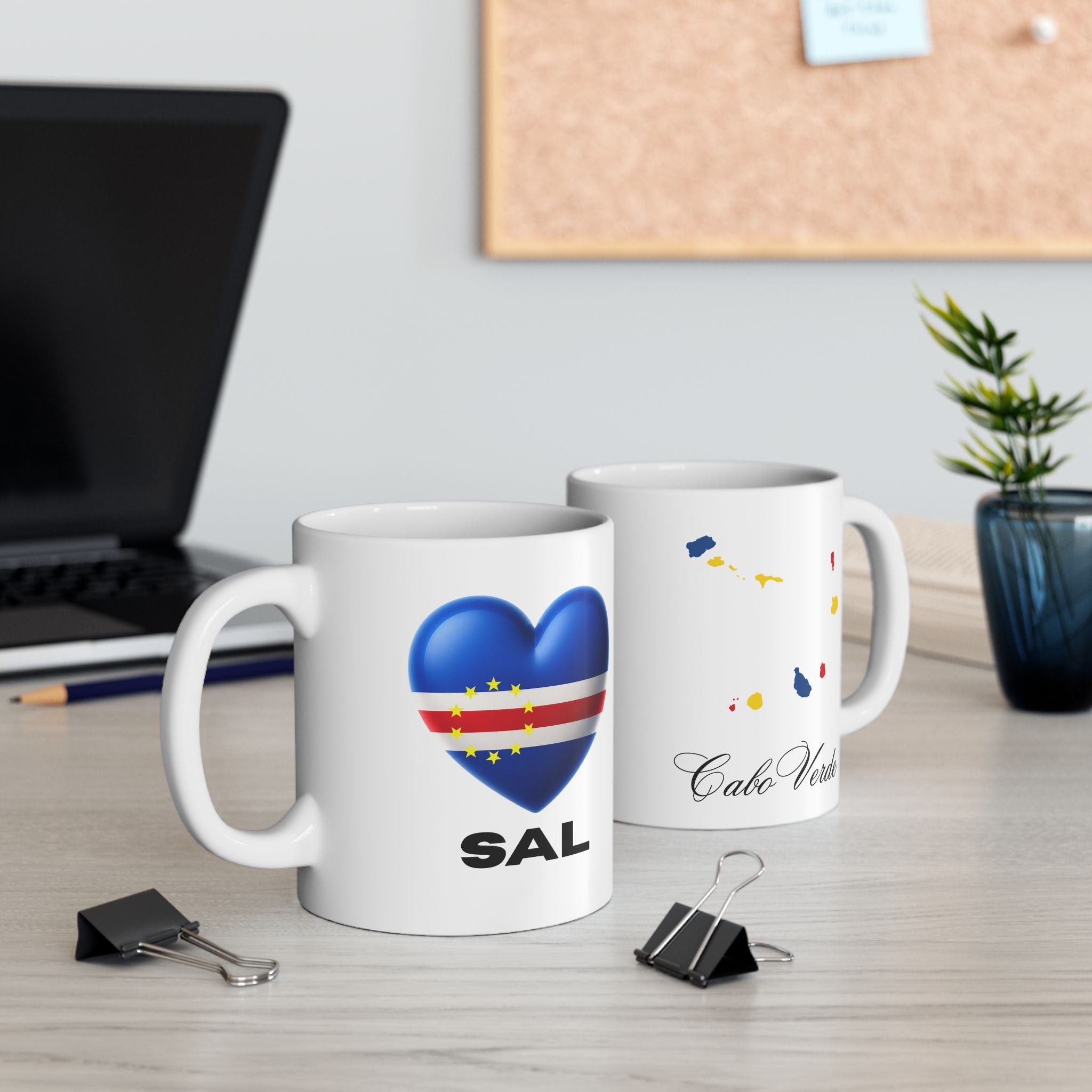 Sal Island Heart Mug
