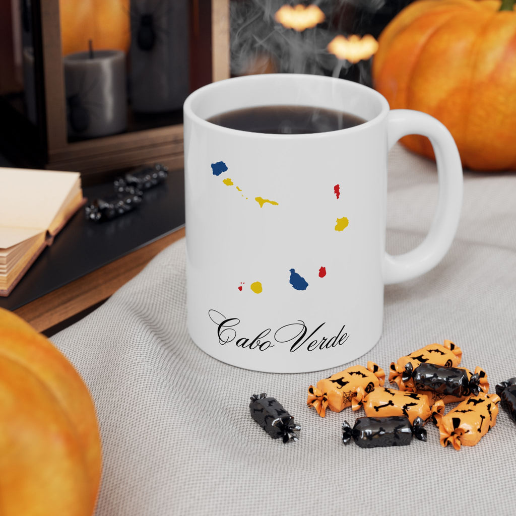 Santo Antão Island Heart Mug