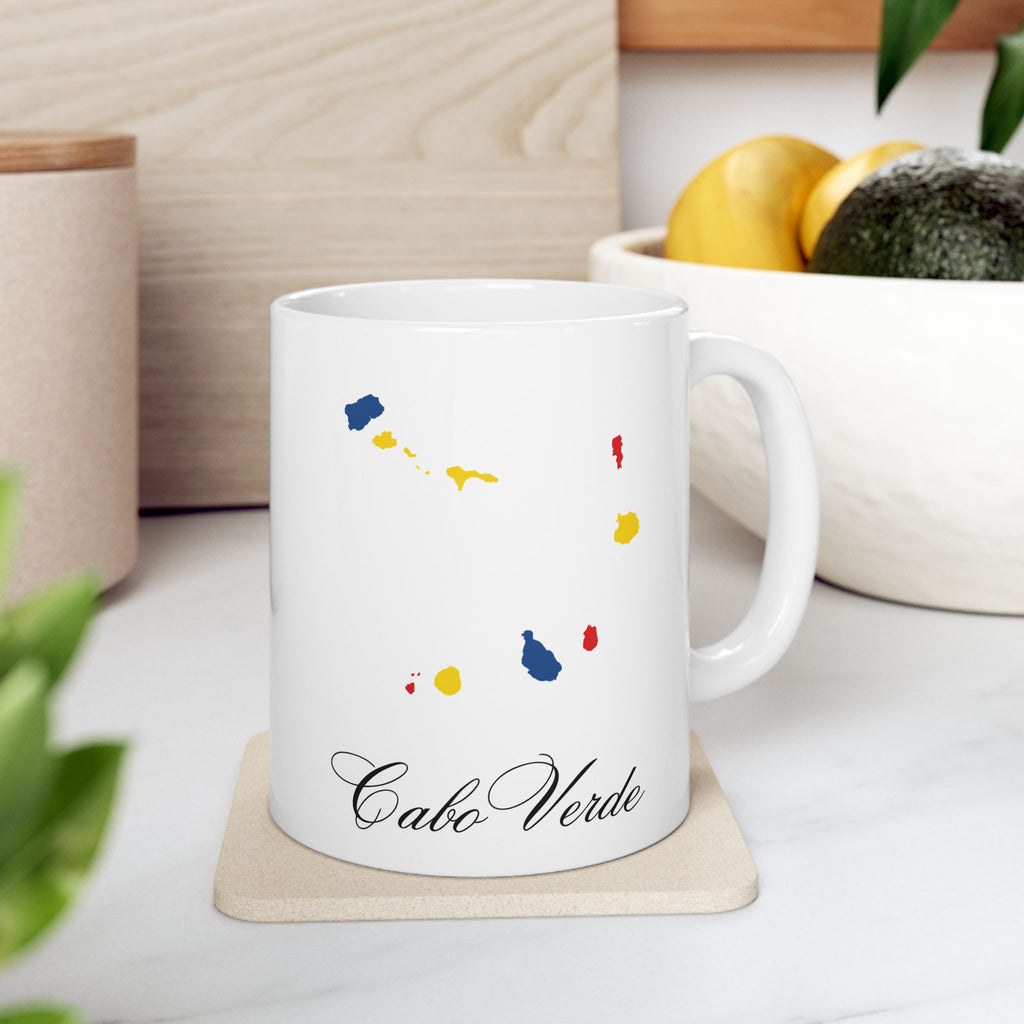 Santo Antão Island Heart Mug