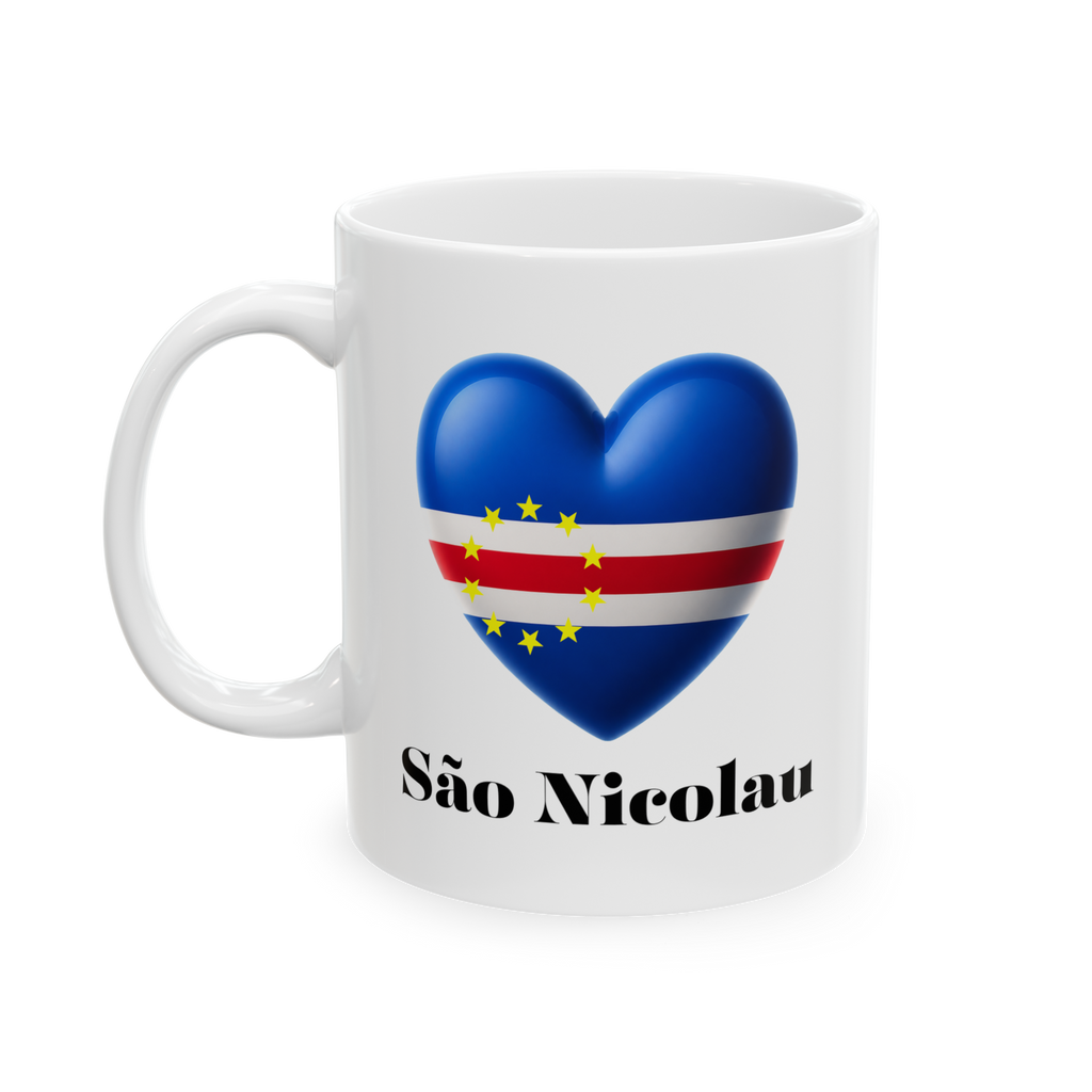 São Nicolau Heart Mug