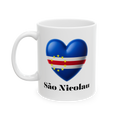 São Nicolau Heart Mug