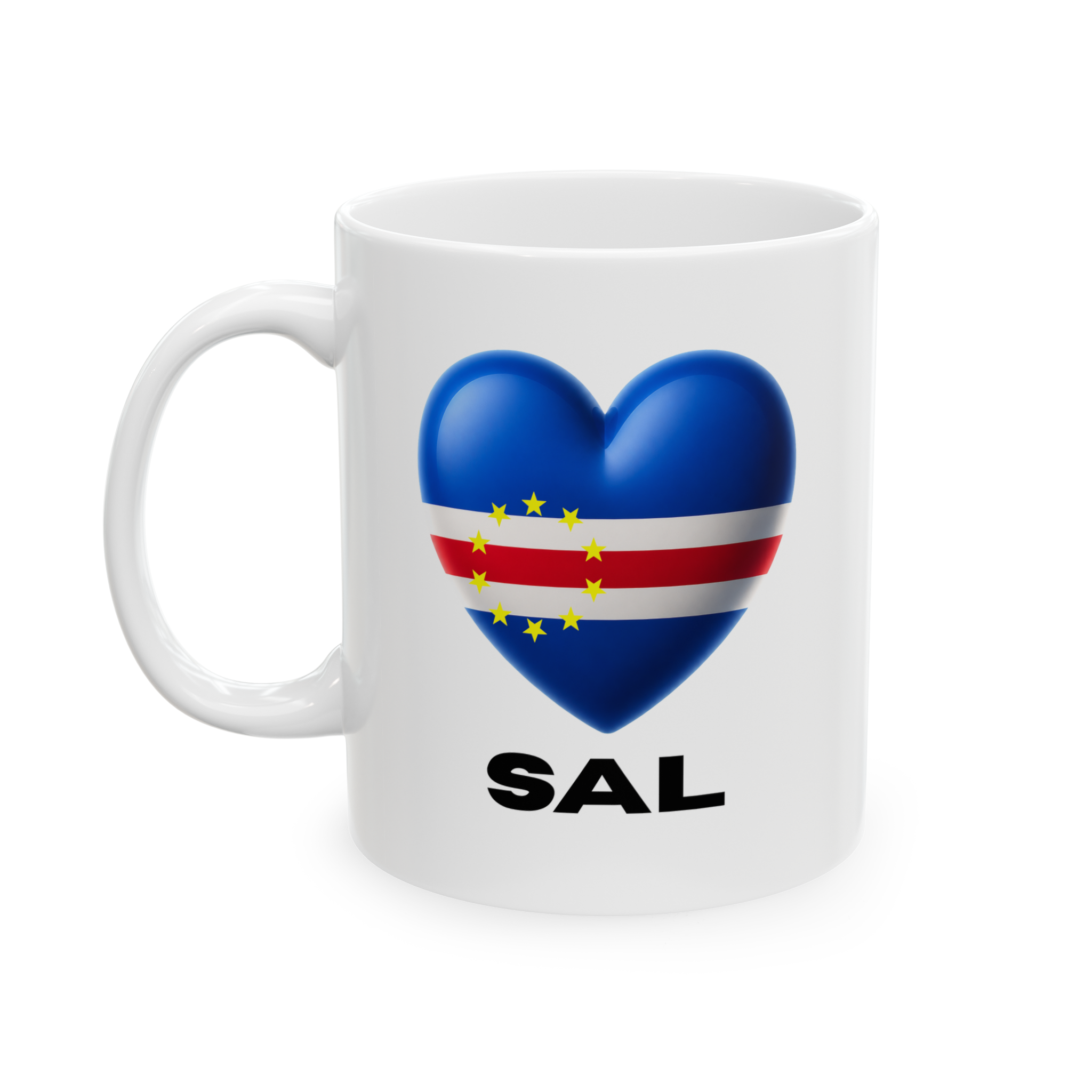 Sal Island Heart Mug