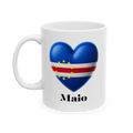 Maio Island Heart Mug