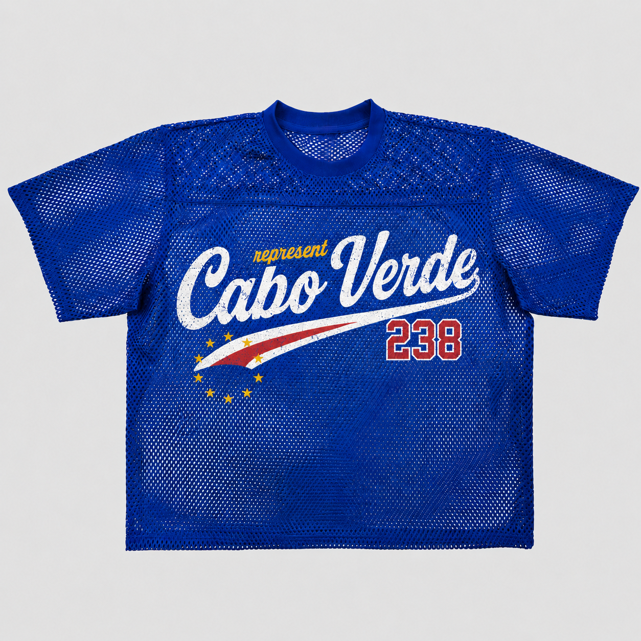 Represent Cabo Verde Mesh Jersey (Blue)